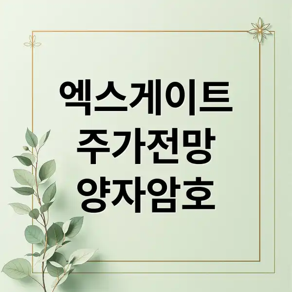 엑스게이트 주가 1