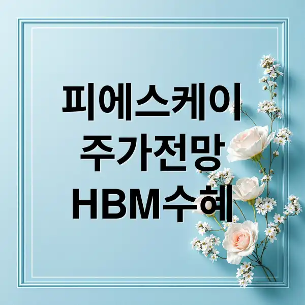 피에스케이 주가