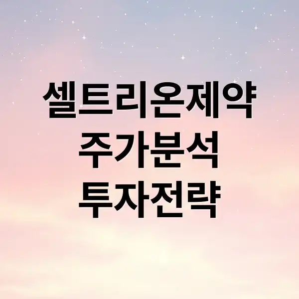 셀트리온제약 주가